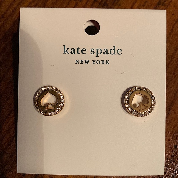 kate spade Jewelry Kate Spade Pave Stud Earrings Nwt Poshmark